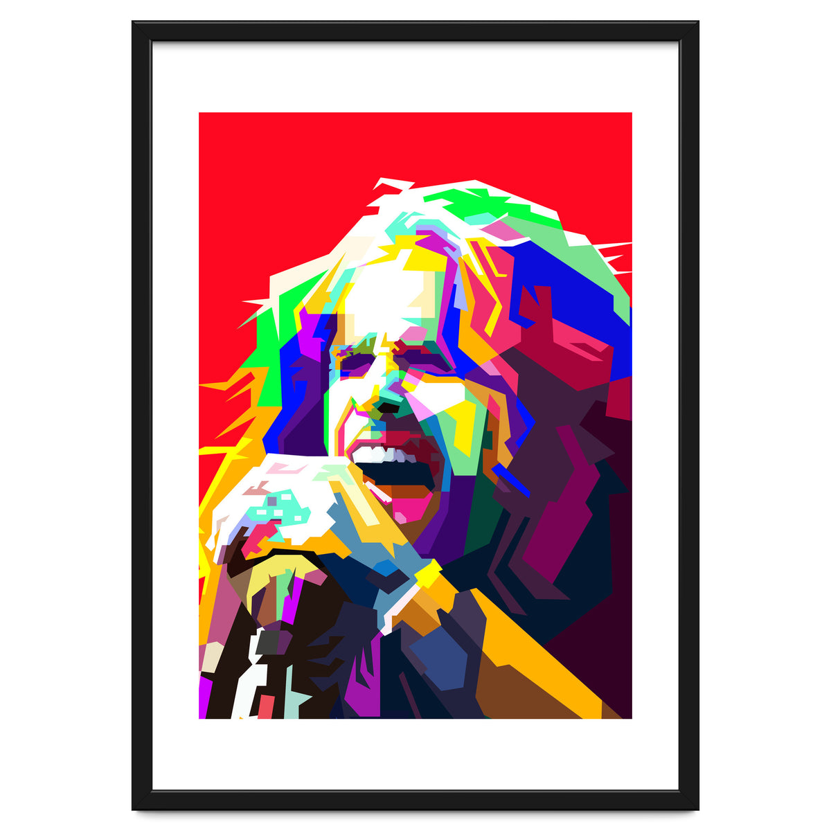 Steven Tyler Aerosmith Singer Classic Rock WPAP Style Illustration Trending Now