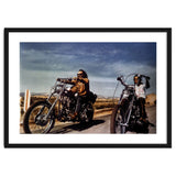 DENNIS HOPPER and PETER FONDA in EASY RIDER (1969), directed by DENNIS HOPPER. thumbnail