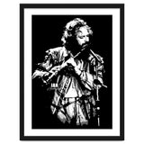 Ian Anderson Rock Music Legend in Grayscale 2 thumbnail