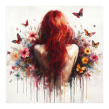 Crimson Butterfly Back Bloom (Print Only) thumbnail
