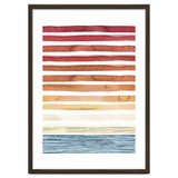 Watercolour Sunset Stripes Orange thumbnail