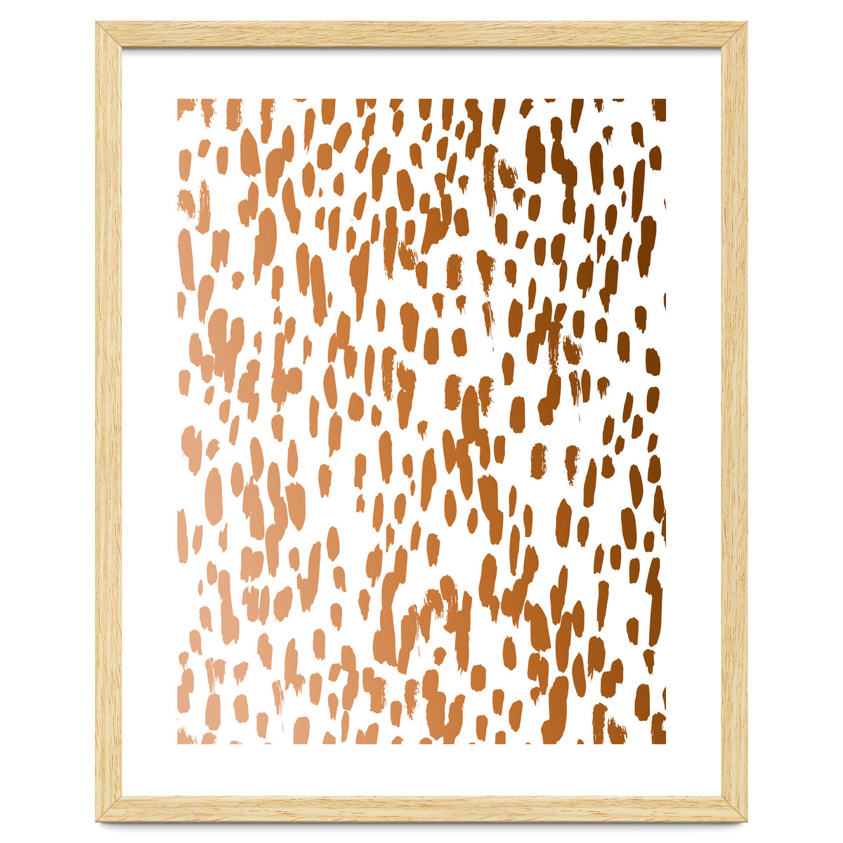 Copper Brushstrokes #society6 #decor #interiors