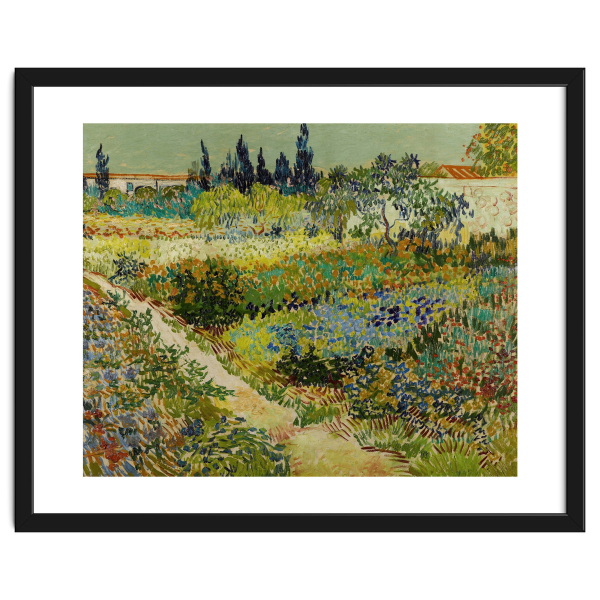 Vincent van Gogh – Garden at Arles | Vibrant Post-Impressionist Wall Art