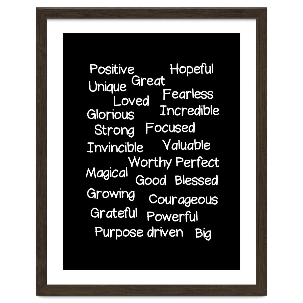 Positive affirmations