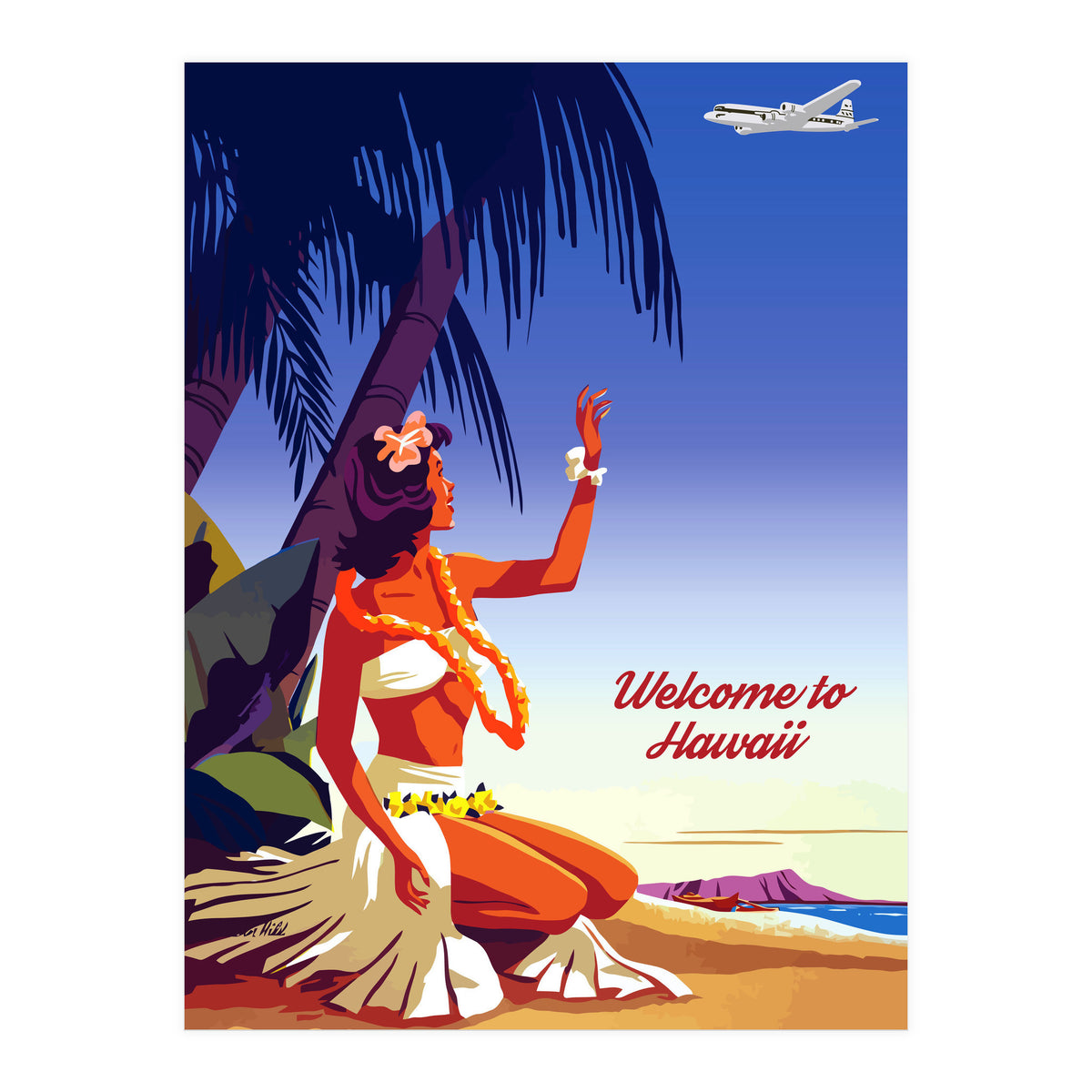 Hawaii Welcome (Print Only)