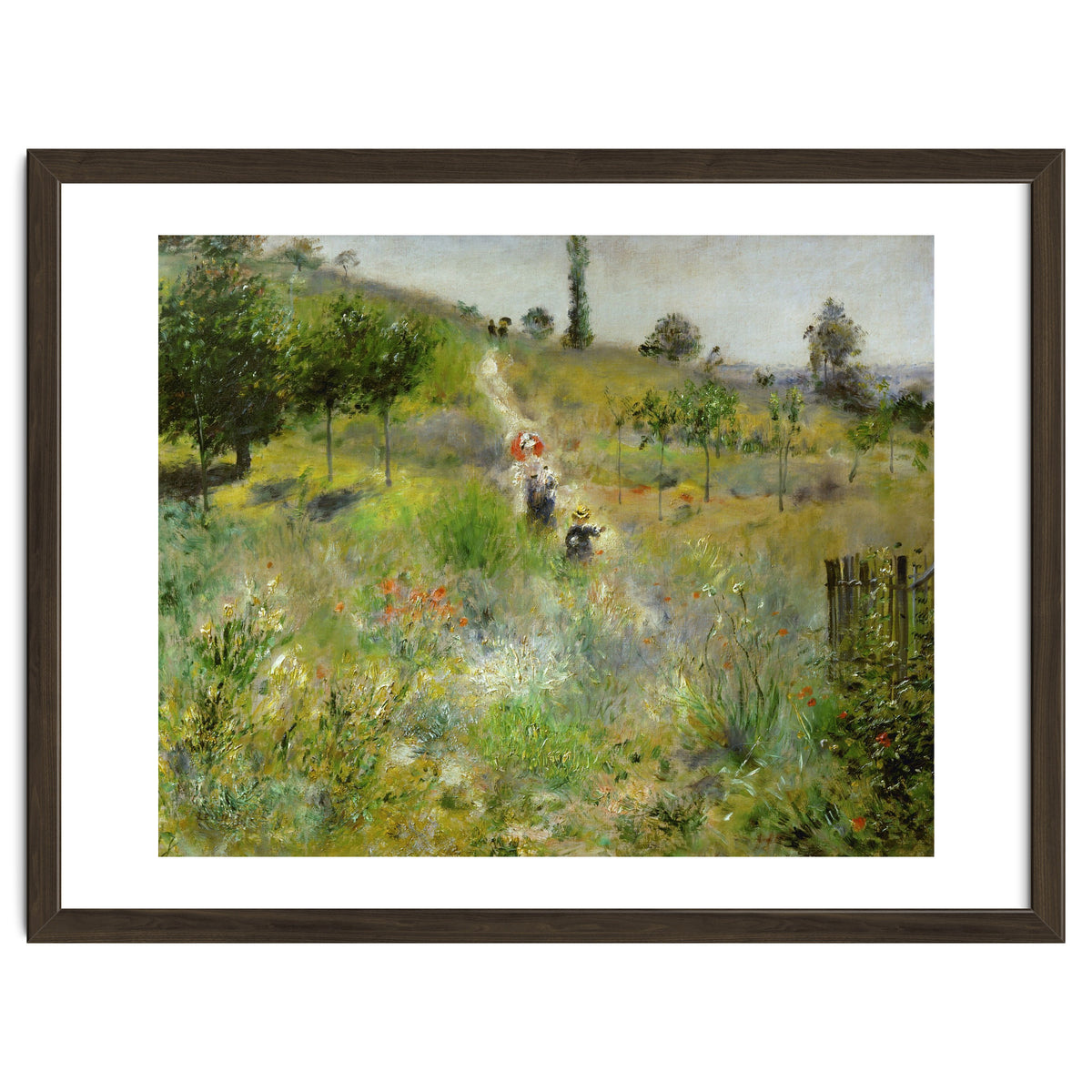 Chemin montant dans les hautes herbes. Oil on canvas (around 1875) 60 x 74 cm R. F. 2581.