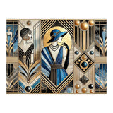 Jazz Age Sophistication In Art Deco (Print Only) thumbnail