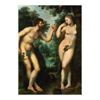 Peter Paul Rubens / 'Adam and Eve', c. 1597, Oil on panel, 180 x 158 cm. Pieter Paul Rubens. (Print Only)