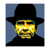Merle Haggard American Outlaw Country Musician Legend (Print Only) thumbnail