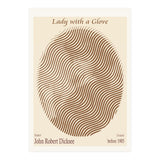 Lady With A Glove – John Robert Dicksee (before 1905) (Print Only) thumbnail
