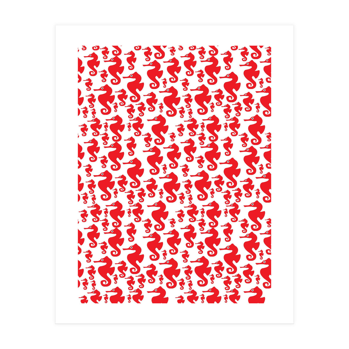 Seahorse pattern  (Print Only)