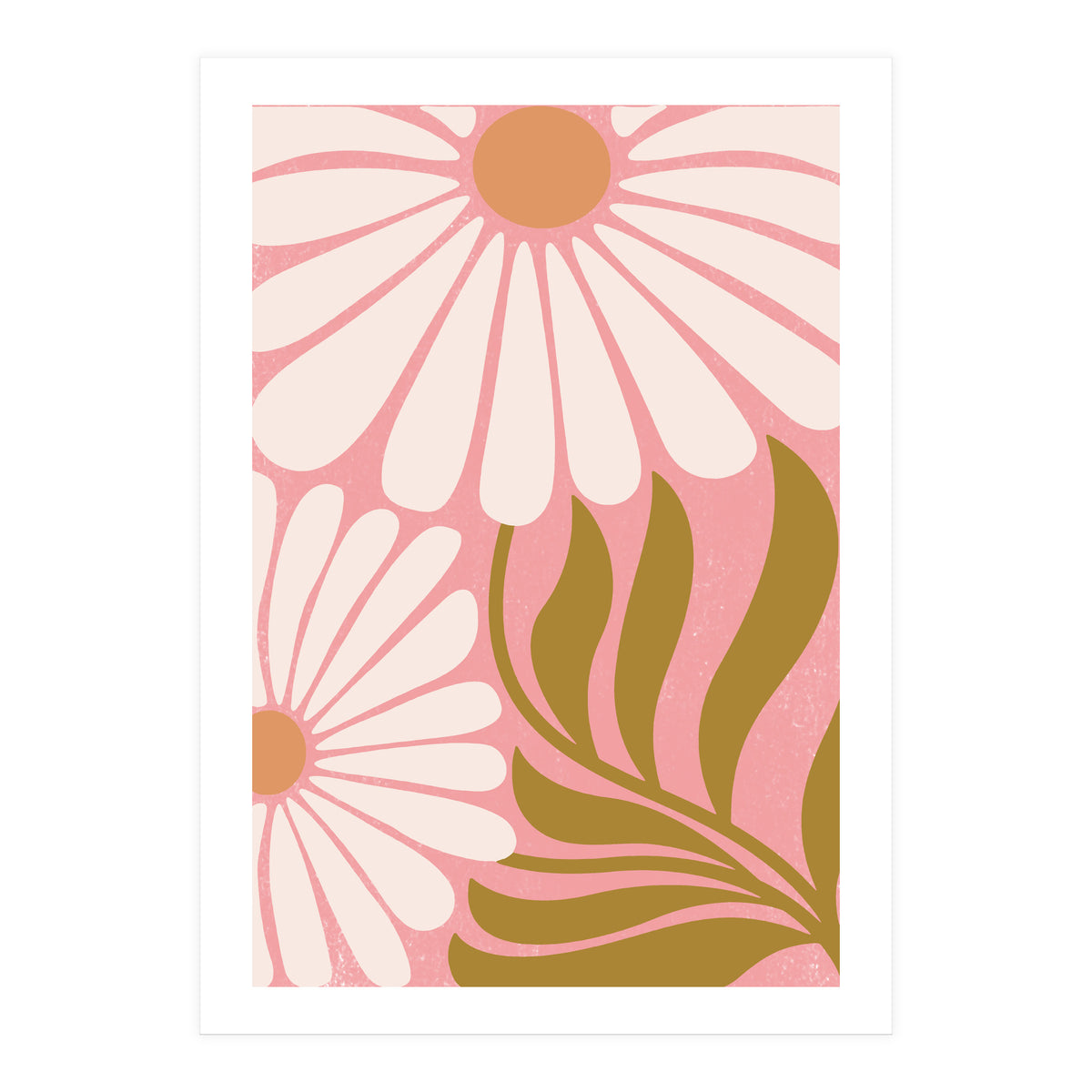 Boho Summer Floral Flower  (Print Only)