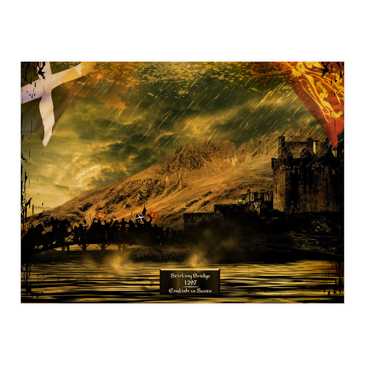 Stirling Bridge Medieval Battle 1297 (Print Only)