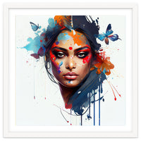 Aerial Bloom Hindu Portrait