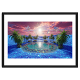 Oasis of Dreams: Surreal Tropical Landscape thumbnail