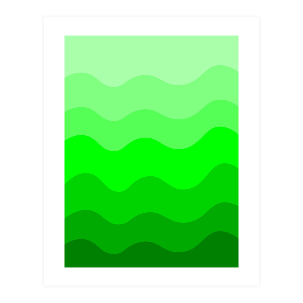 Green gradient design (Print Only)