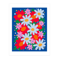 Bold Colourful Flowers (Print Only)