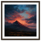 Majestic Mountain Peak at Sunset thumbnail