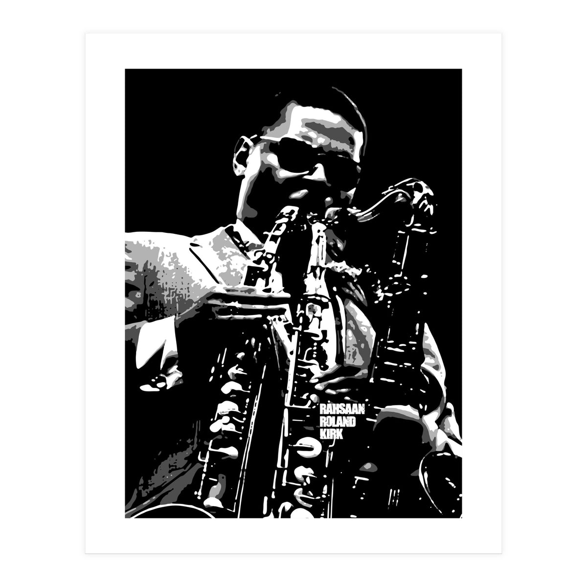 Rahsaan Roland Kirk Jazz Music Legend 3 (Print Only)