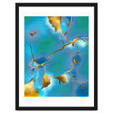In My Veins, Abstract Marble Gold Texture, Eclectic Painting Resin Bohemian, Contemporary Luxe Chic Luxury thumbnail