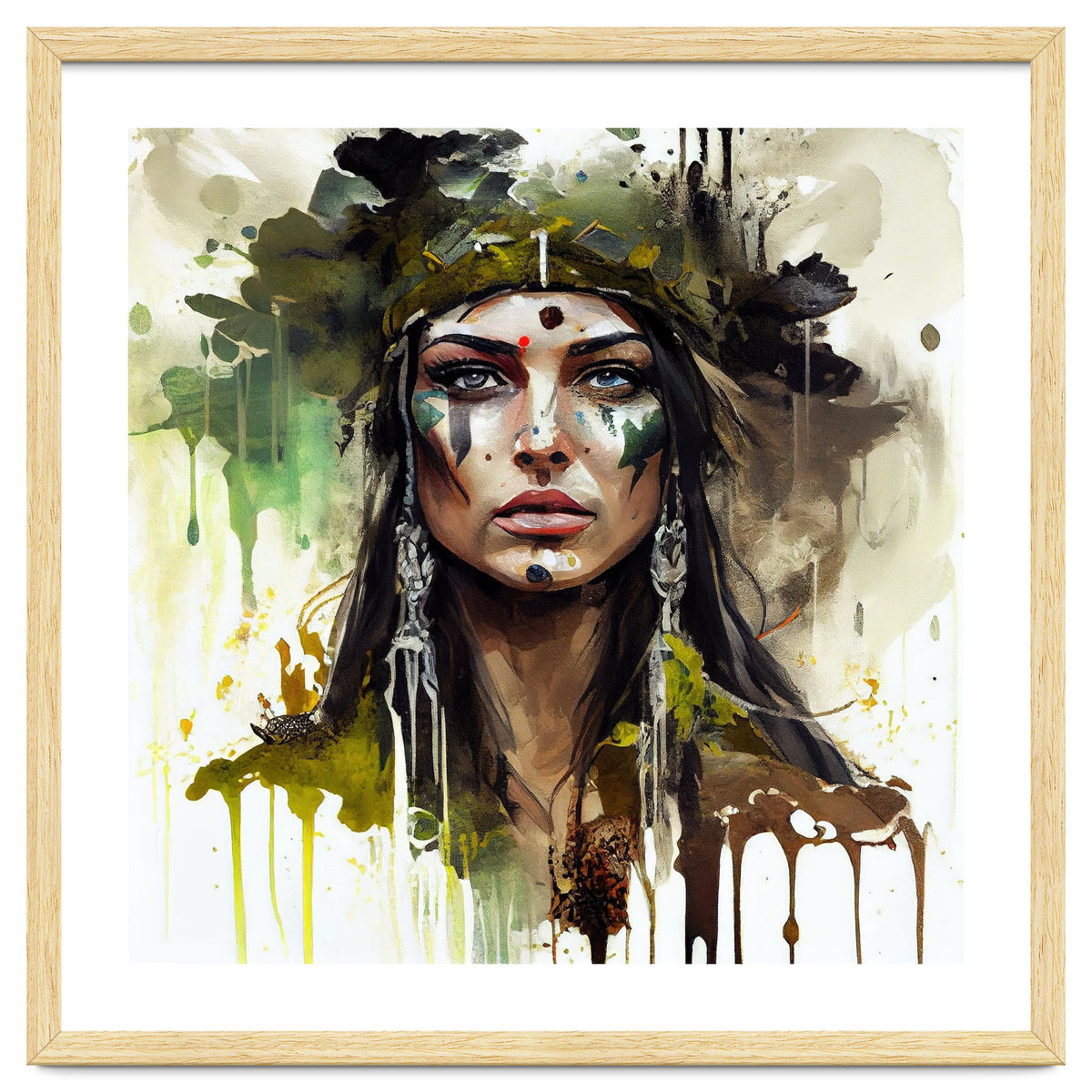 Ceremonial Druid Warrior Portrait