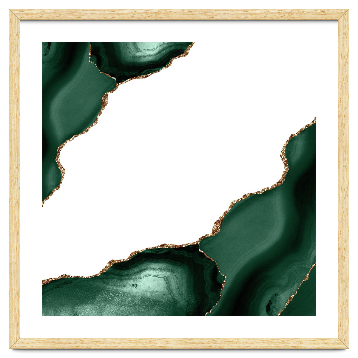 Emerald & Gold Agate Texture 16