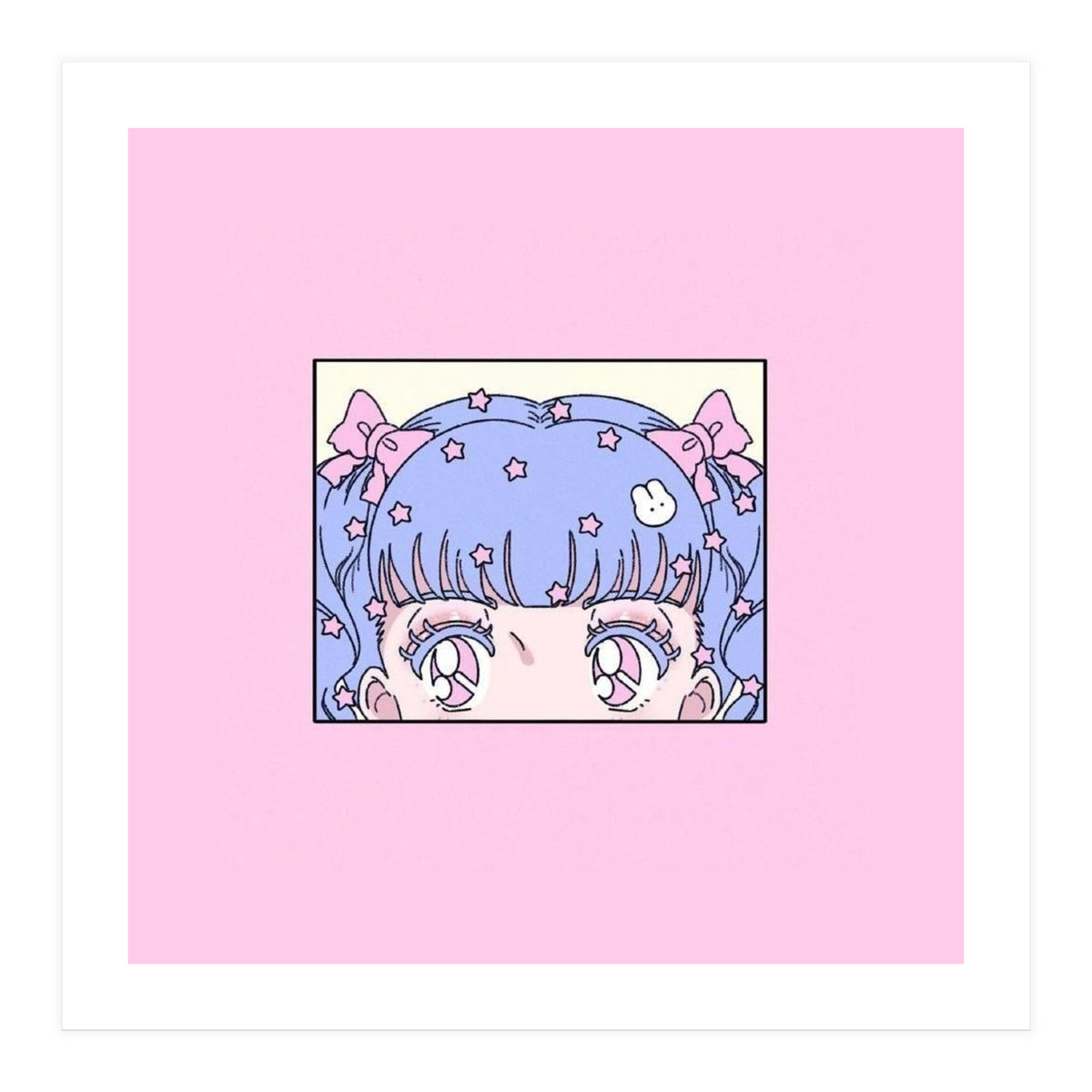 Dream Girl - Pastel Colors and Cute Stars (Print Only)