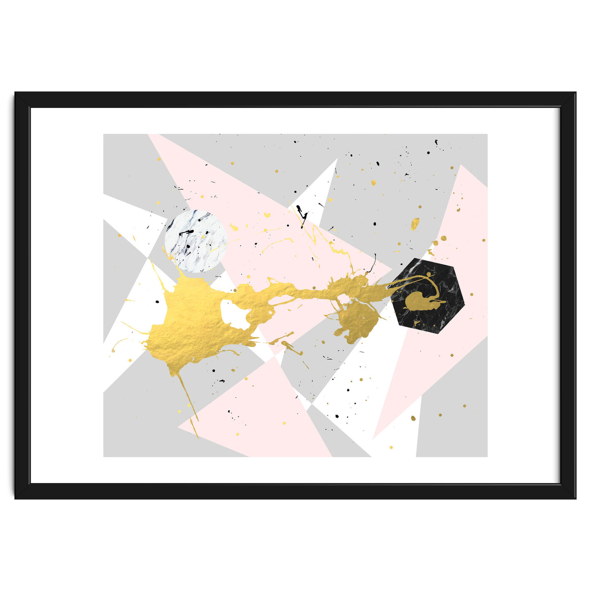 Gold Splatter #society6 #decor #buyart