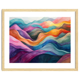 Colorful Abstract Wavy Landscape thumbnail
