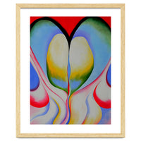 Georgia O’Keeffe – Series 1, No. 8 (1918) | Expressive Abstract Watercolor of Organic Rhythm and Modernist Form