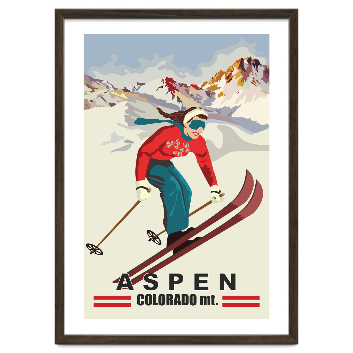 Aspen Ski Girl