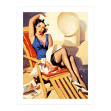 Sudden Wind On The Shipboard Cruiser (Print Only) thumbnail