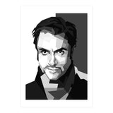 Simon Le Bon British Singer Black Illustration (Print Only) thumbnail