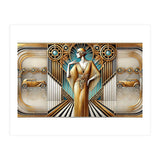 Gatsby Woman Art Deco Scene (Print Only) thumbnail