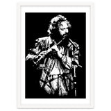 Ian Anderson Rock Music Legend in Grayscale 2 thumbnail