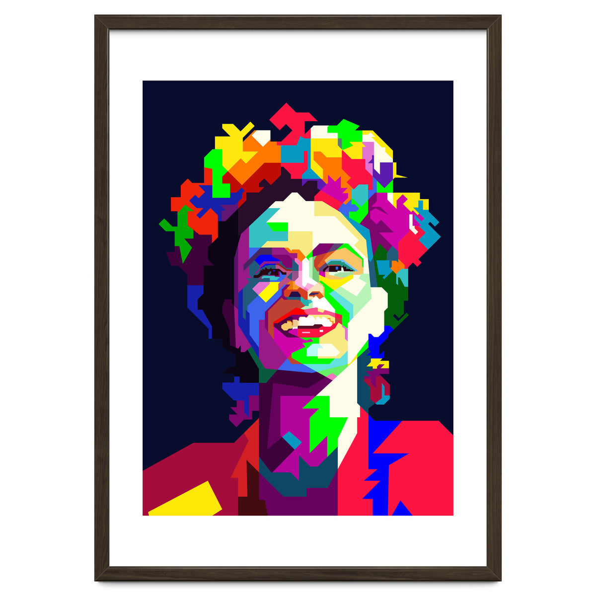 Frida Kahlo Mexican Artist Painting Pop Art WPAP