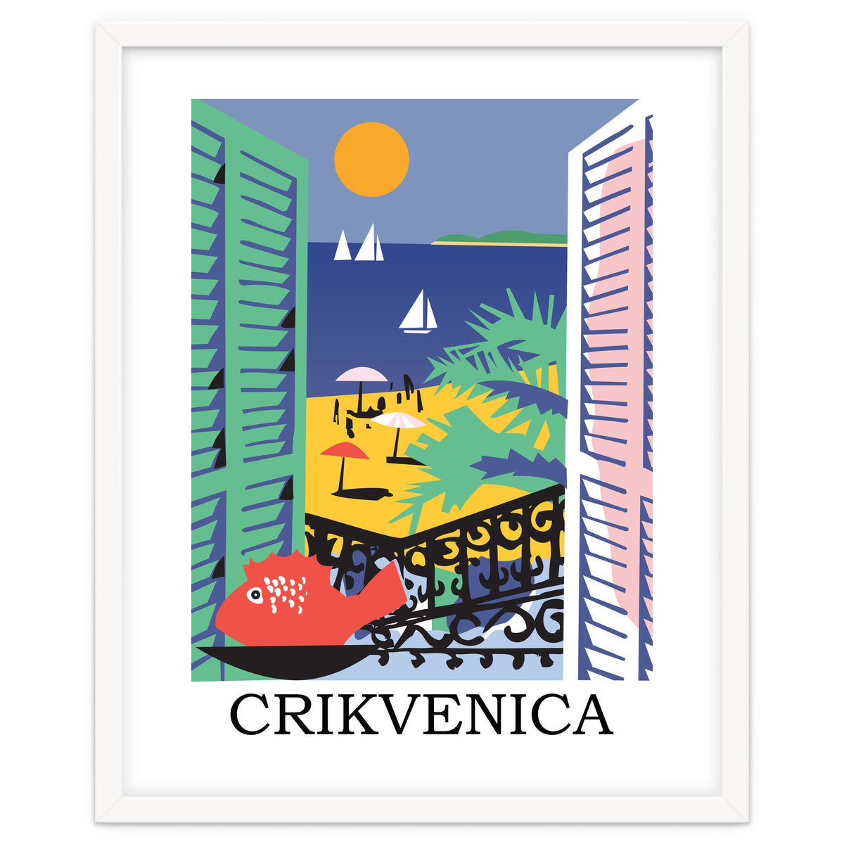 Crikvenica, View From a Window