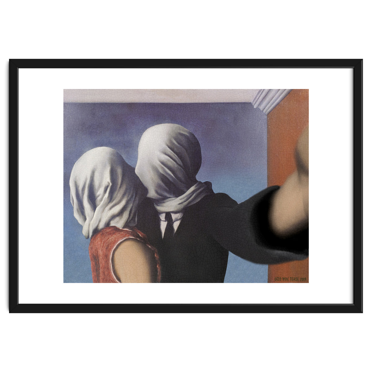 Lovers - Magritte - Selfie