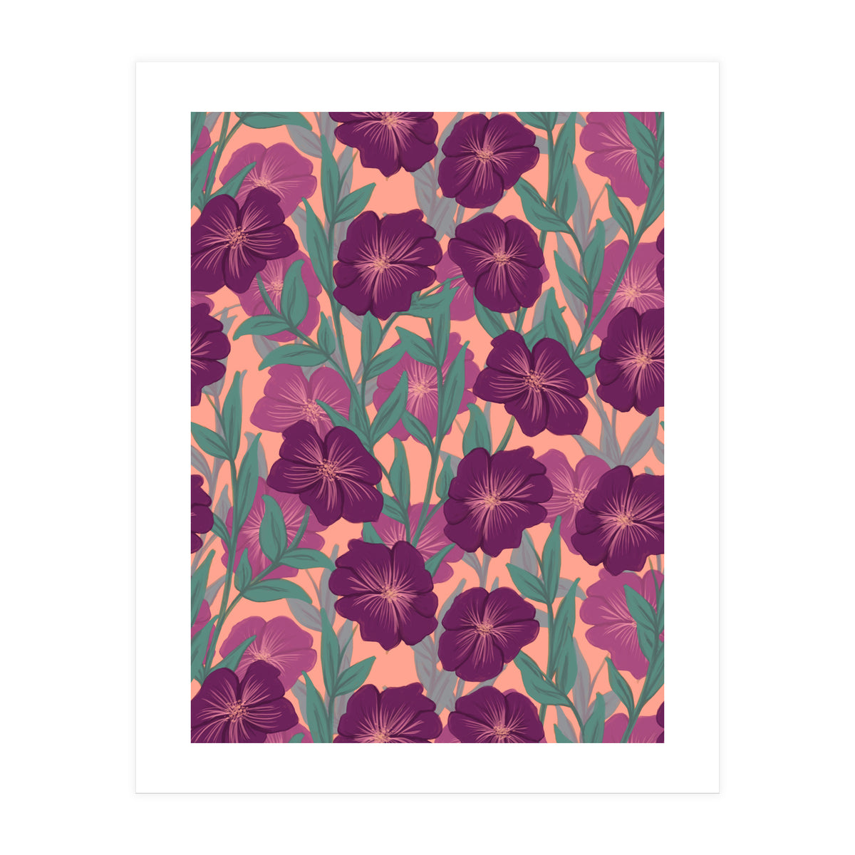 Bold Bloom Purple (Print Only)