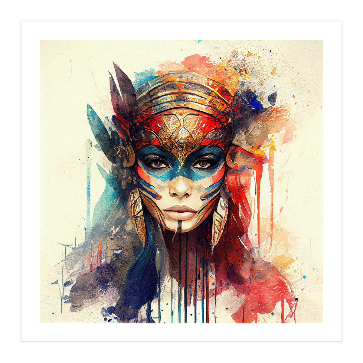 Powerful Warrior Woman #6 (Print Only)
