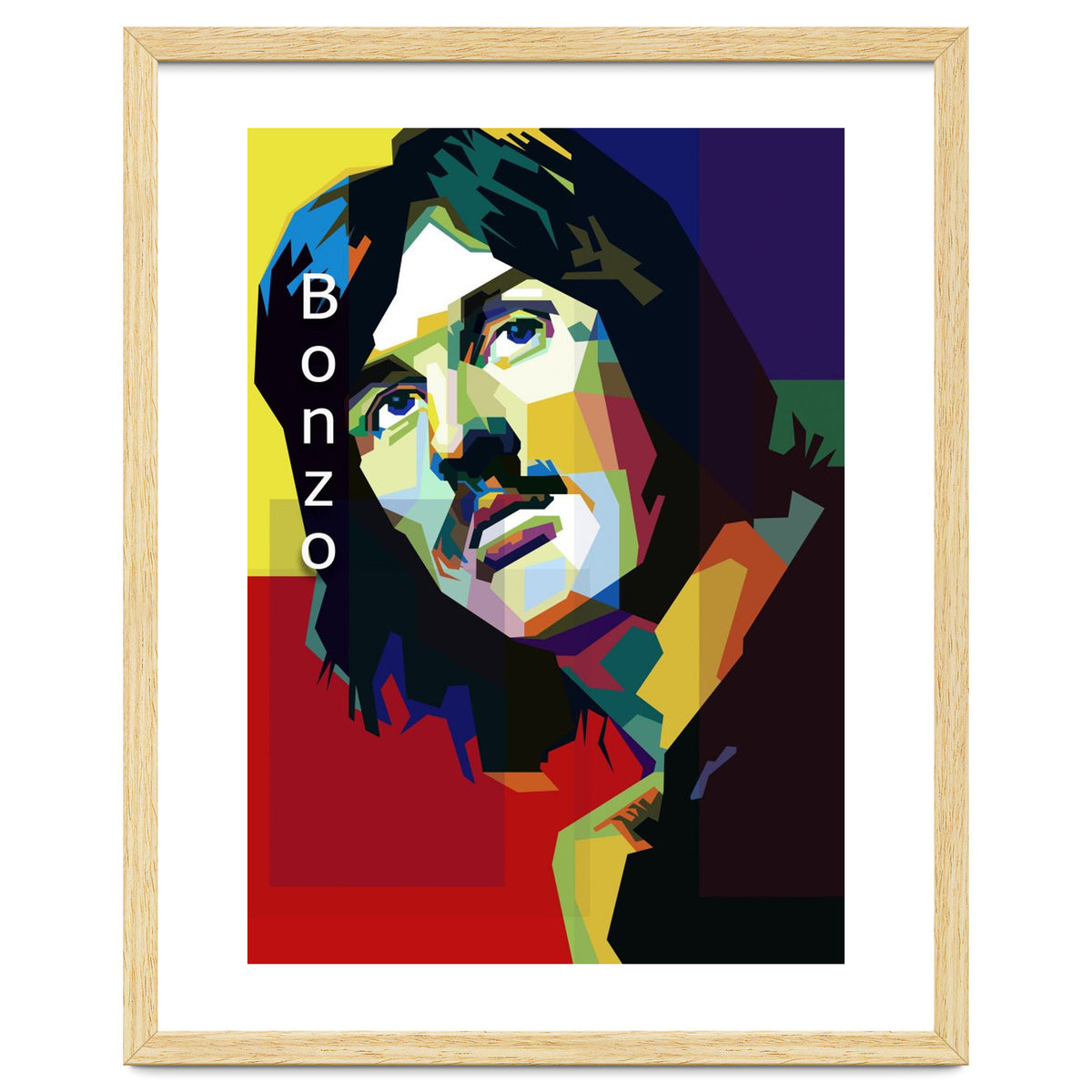 John Bonham Led Zeppelin Pop Art WPAP