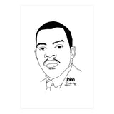 John Lewis Civil Rights Activist (Print Only) thumbnail