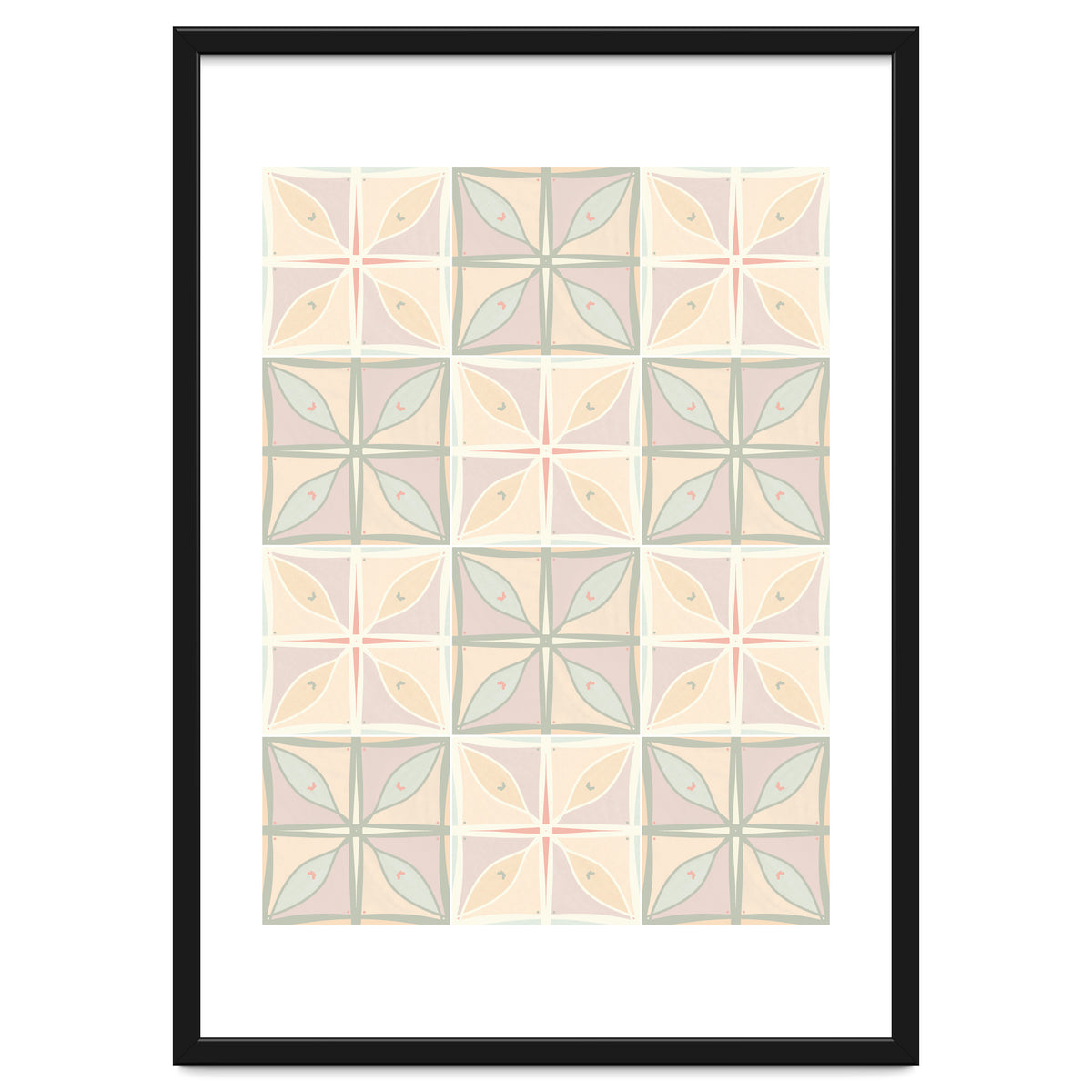 Old Style Pastels Kitchen Tiles