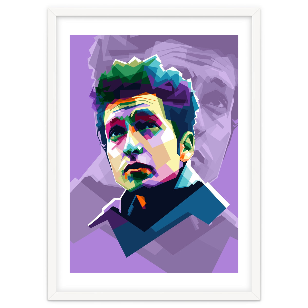Bob Dylan Pop Art WPAP
