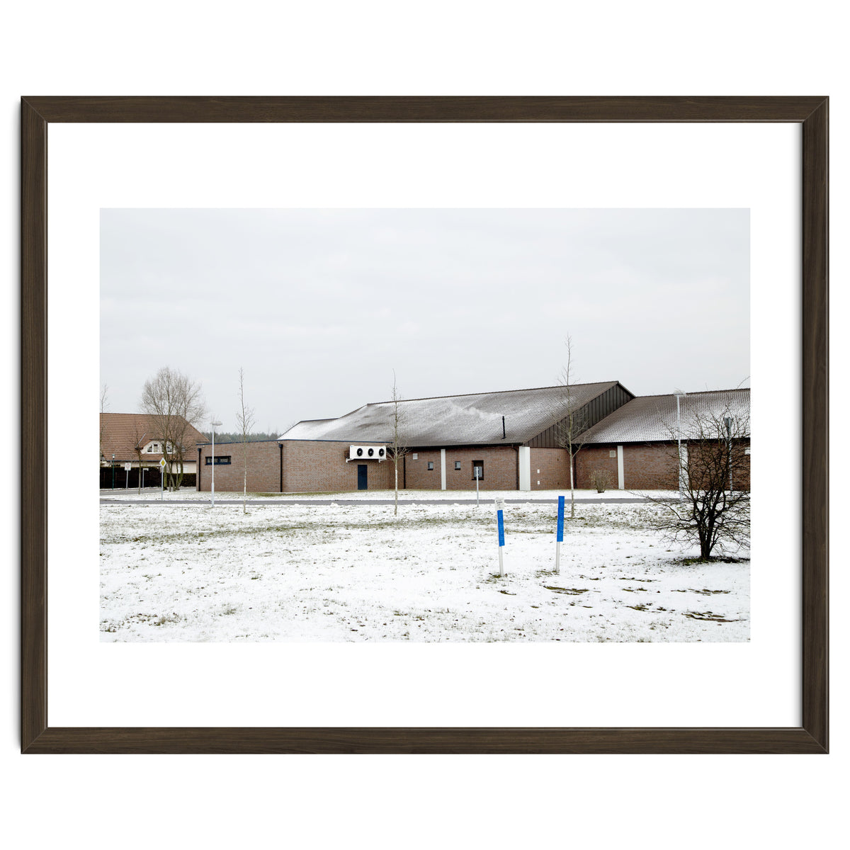 Snow covered  supermarket