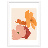 Autumn Wildflowers, Botanical Illustration Vintage Classy, Bohemian Floral Blossom Plants Bloom, Pastel Flowers Garden Nature thumbnail