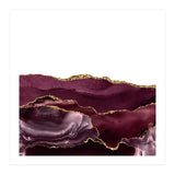 Burgundy & Gold Agate Texture 25  (Print Only) thumbnail