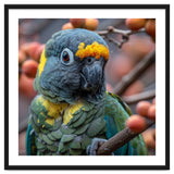 Yellow Headed Amazon Parrot Close Up Portrait thumbnail