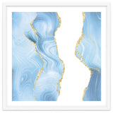 Blue & Gold Glitter Agate Texture 07 thumbnail
