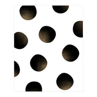 Dusted Black Polka (Print Only)